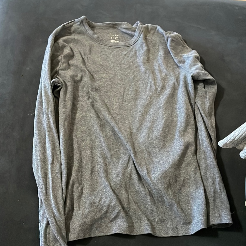 A New Day Long Sleeve T-shirt. Grey - L